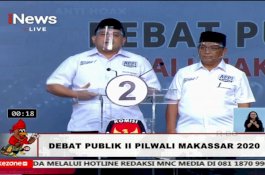 Closing Statement Debat Pilwali Makassar, Appi-Rahman Singgung Pembatalan SK Pelantikan 1.073 Pejabat