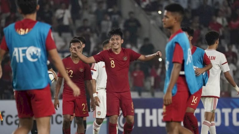 Susunan Pemain Timnas Indonesia U-19 vs Jepang