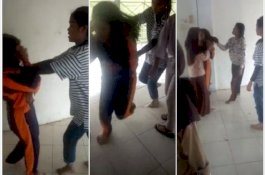 Cewek Tendang Gadis Bertraining Oranye, TKP-nya Mirip Taman Colliq Pujie