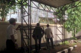 Scaffolding DPRD Sulsel Rubuh, Atap Gedung Pengadilan Tinggi Bolong