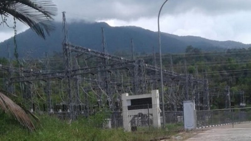 Gardu Induk PLN Malili.