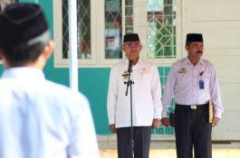 Pimpin Upacara HAB ke-73, Husler Ajak Pegawai Kemenag Tetap Jaga Sinergitas