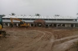 Pekerjaan Tidak Tepat Waktu, Pemkab Lutim Denda Kontraktor Pasar Wotu