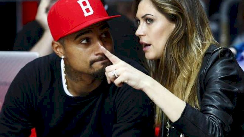 Boateng dan Melissa Satta. Ist