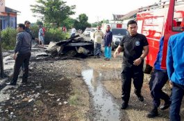 Korsleting Listrik, Tiga Kios di Bone Ludes Terbakar