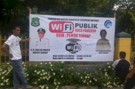 Asyik! Ada Wifi Gratis di Taman Panker Sidrap
