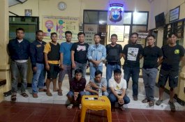 Polisi Gerebek Pesta Narkoba Sebuah Indekos di Pinrang