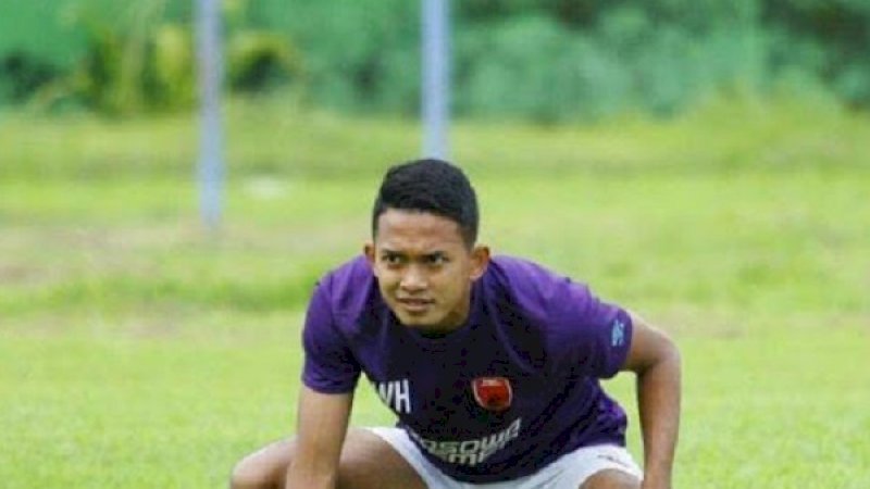 Wasyiat Hasbullah saat masih berseragam PSM Makassar.