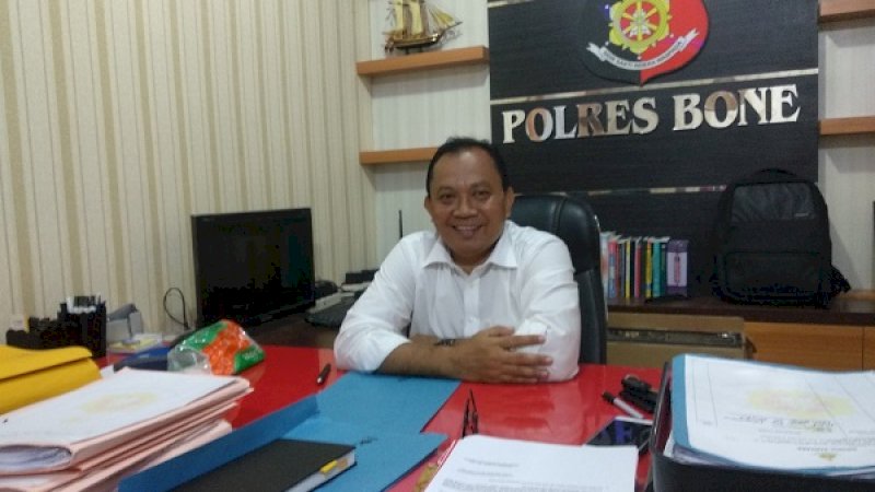 Kasat Reskrim Polres Bone, Iptu Muhammad Pahrun.