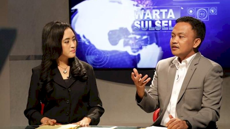 Kala Bupati Bantaeng Mendadak Jadi Penyiar Berita di TVRI