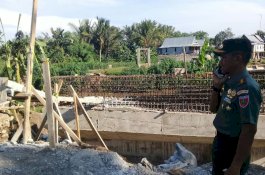 Jembatan Tamanroya Belum Rampung, Dandim Jeneponto Janji Bangun Jembatan Darurat