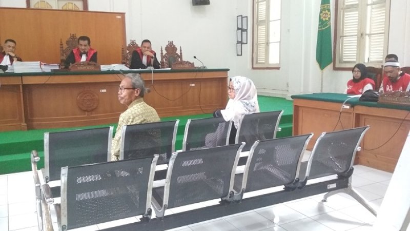 Suasana sidang kasus Abu Tours di PN Makassar, Rabu (9/1/2019).