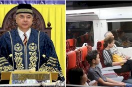 Sultan Nasrin Naik Kereta Umum, Warga Malaysia, 