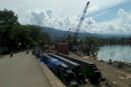 Sempat Disetop, Pembangunan Pujasera Malili Kini Dimulai Lagi