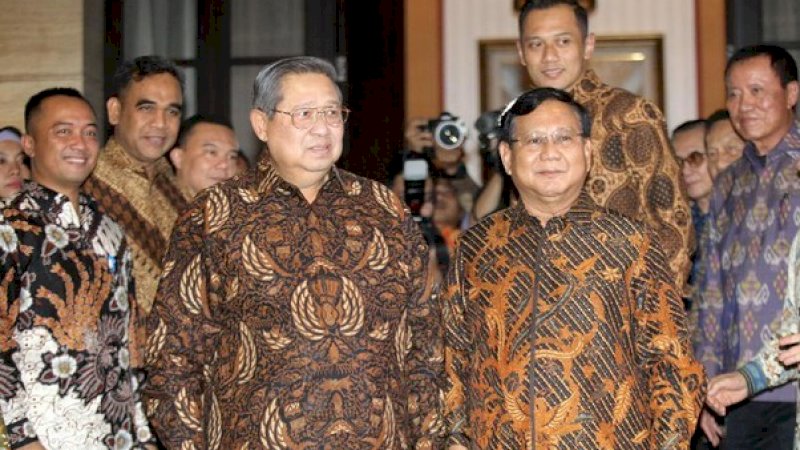 Susilo Bambang Yudhoyono dan Prabowo Subianto. Ist