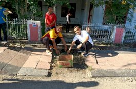 Wabup dan Kapolres Turun Langsung Bersihkan Sampah untuk Jeneponto Gammara