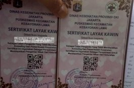 Bukan Hanya Urat, Warga Jakarta yang Mau Nikah Wajib Kantongi Sertifikat Layak Kawin