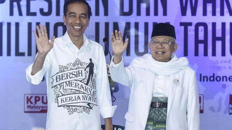 Joko Widodo-Ma'ruf Amin. (Foto: Tirto)