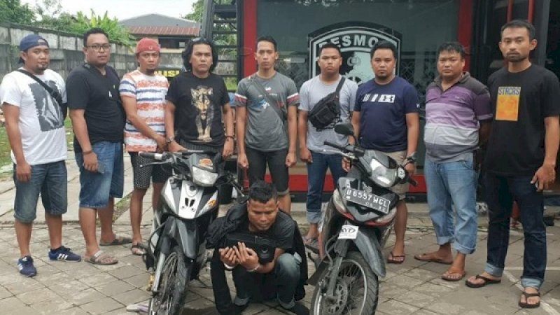 Tersangka pencurian brankas, ditangkap di Makassar.