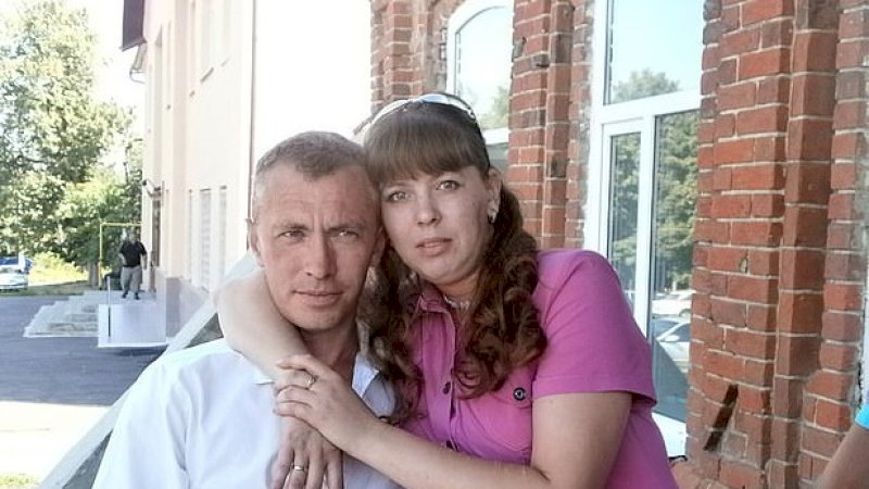 Evgenia Davydkina dan suaminya Slava Davydkin