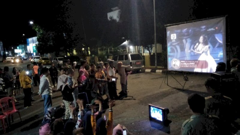 Meriahnya Nobar Puput Lida 2, Bupati Bulukumba Ikut Bersorak