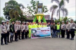 Kampanyekan Keselamatan Berlalulintas, Polres Lutim Sasar Generasi Milenial