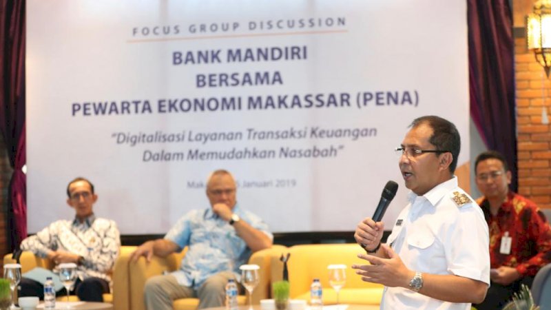 Jadi Pemateri FGD Pewarta Ekonomi, Ini yang Disampaikan Wali Kota Makassar