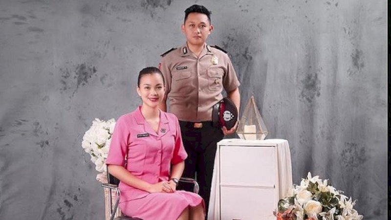 Keiza Warouw bersama suaminya, Christian Rantepadang.