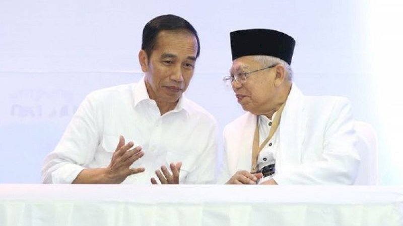 Joko Widodo-Ma'ruf Amin. (Foto: Kompas.com)