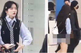 Gadis Tanpa Celana Menguntit Penyanyi BTS di Bandara, Penggemar Marah