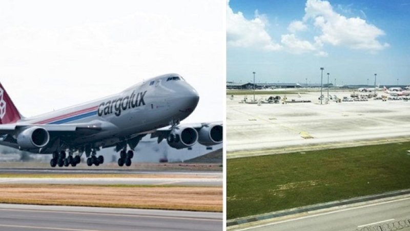 Cargolux Airlines di Bandara KLIA.