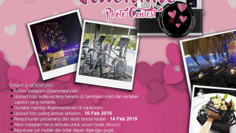 Yuk, Ikut Valentine Photo Contest Gammara Hotel dan Dapatkan Hadiahnya