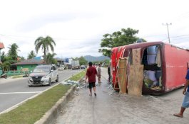 Kronologi Lengkap Kecelakaan Bus di Barru