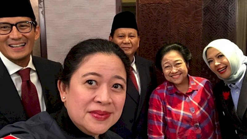 Sisi lain debat capres-cawapres di Hotel Bidakara, Kamis malam (17/1/2019).