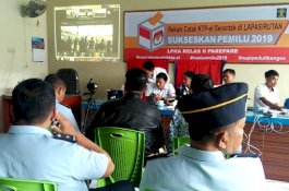 KPU Parepare Pastikan Seluruh Warga Binaan Gunakan Hak Suaranya