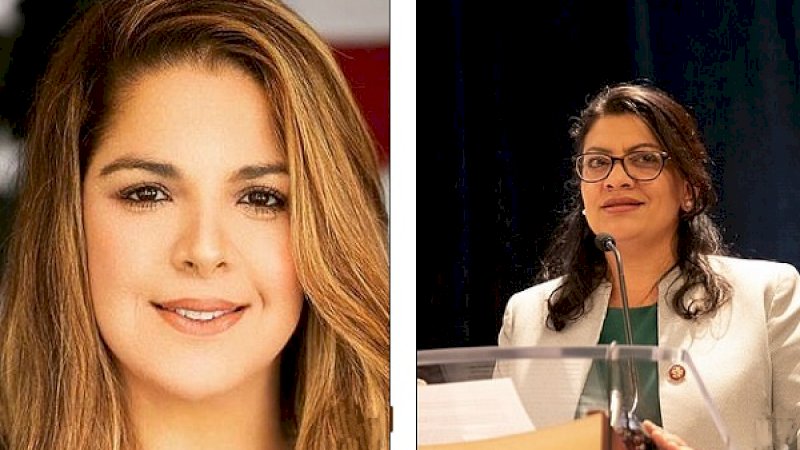 Anabelle Lima-Taub dan Rashida Tlaib