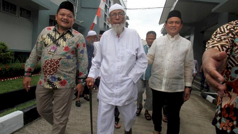 Yusril Ihza Mahendra dan Abu Bakar Ba'asyir