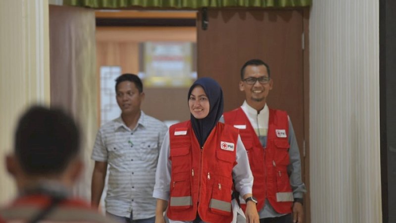 Bupati sekaligus Ketua PMI Luwu Utara, Indah Putri Indriani.