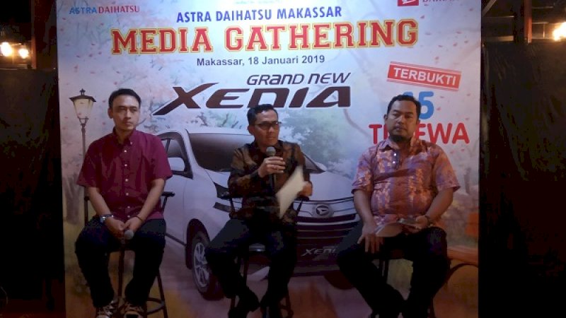 Media gathering Astra Internasional DaihatsU Indonesia Timur di D'Orbit Resto Bar & Lounge, Jumat siang (18/1/2019).