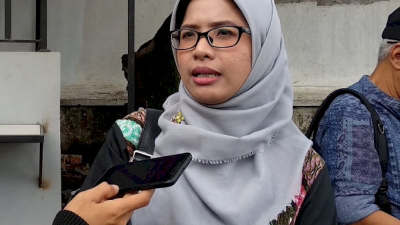 Mantan Komisioner Komisi Pemilihan Umum (KPU) Kabupaten Soppeng, Andi Sri Wulandari 