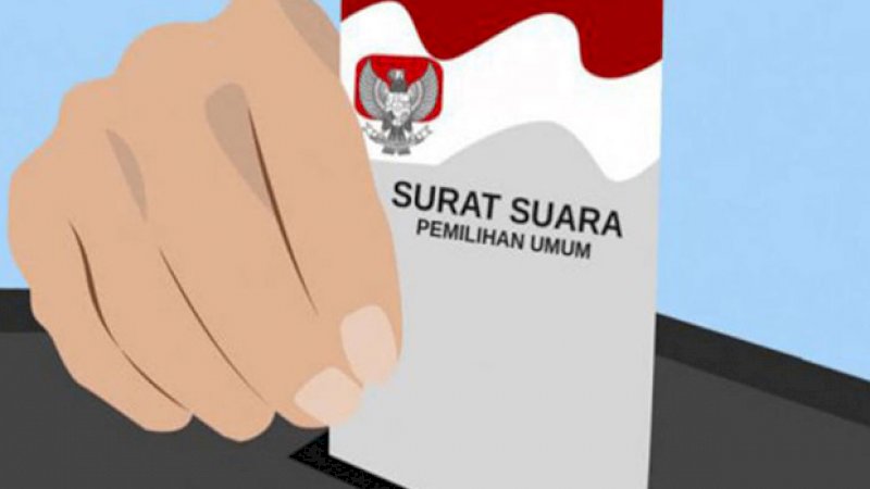 Surat Suara Pemilu 2019 yang Dicetak Makassar Mulai Diproduksi