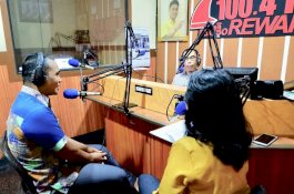 Tampil di Radio Rewako FM, Kapolres Gowa Beber Tips Filter Hoax