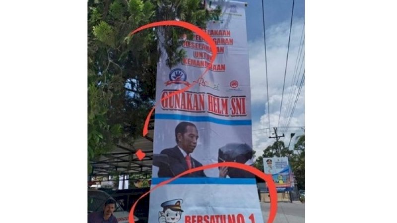 Iklan Satlantas ini disorot warganet.