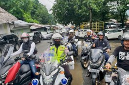 Komunitas Motor DP Raiders Jadikan Touring Sebagai Ajang Silaturahmi
