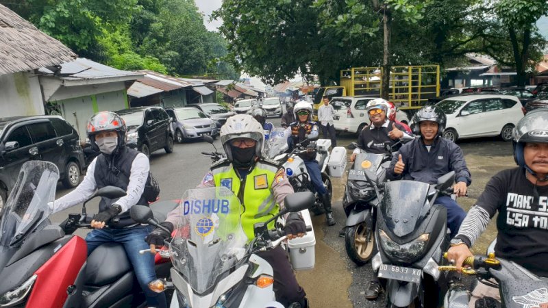 Komunitas Motor DP Raiders Jadikan Touring Sebagai Ajang Silaturahmi