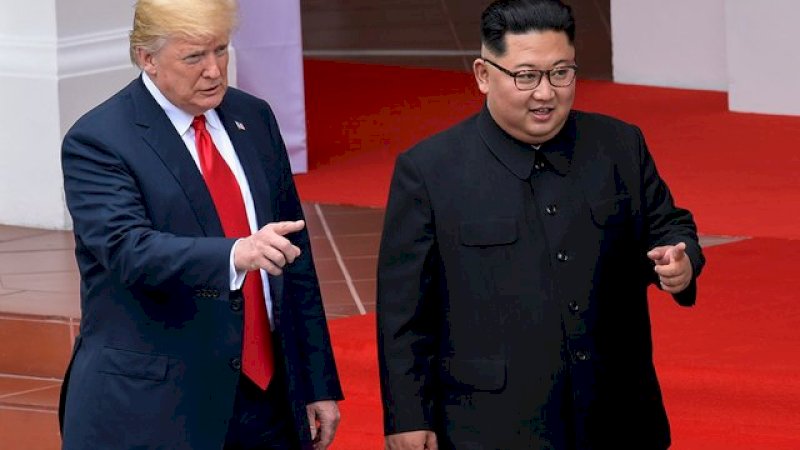 Donald Trump dan Kim Jong-un