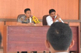 Puji Kinerja Satreskrim, Kapolres Sidrap Ingatkan Jangan Jadi Beking
