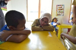 Resmikan TK dari Dana Desa, Bupati Lutra: Ini Bentuk Transparansi