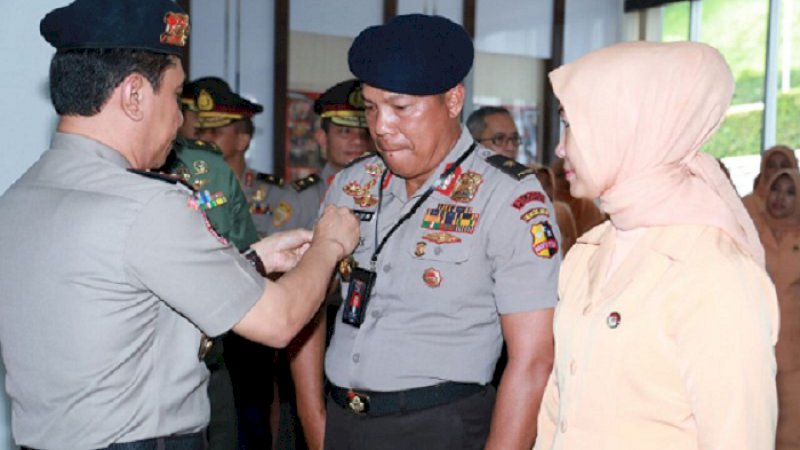 Hamidin saat dilantik menjadi pejabat BNPT beberapa tahun lalu.