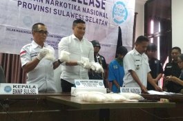 Tak Cukup Sebulan, 9 Kilogram Sabu-sabu Berhasil Digagalkan Beredar di Sulsel